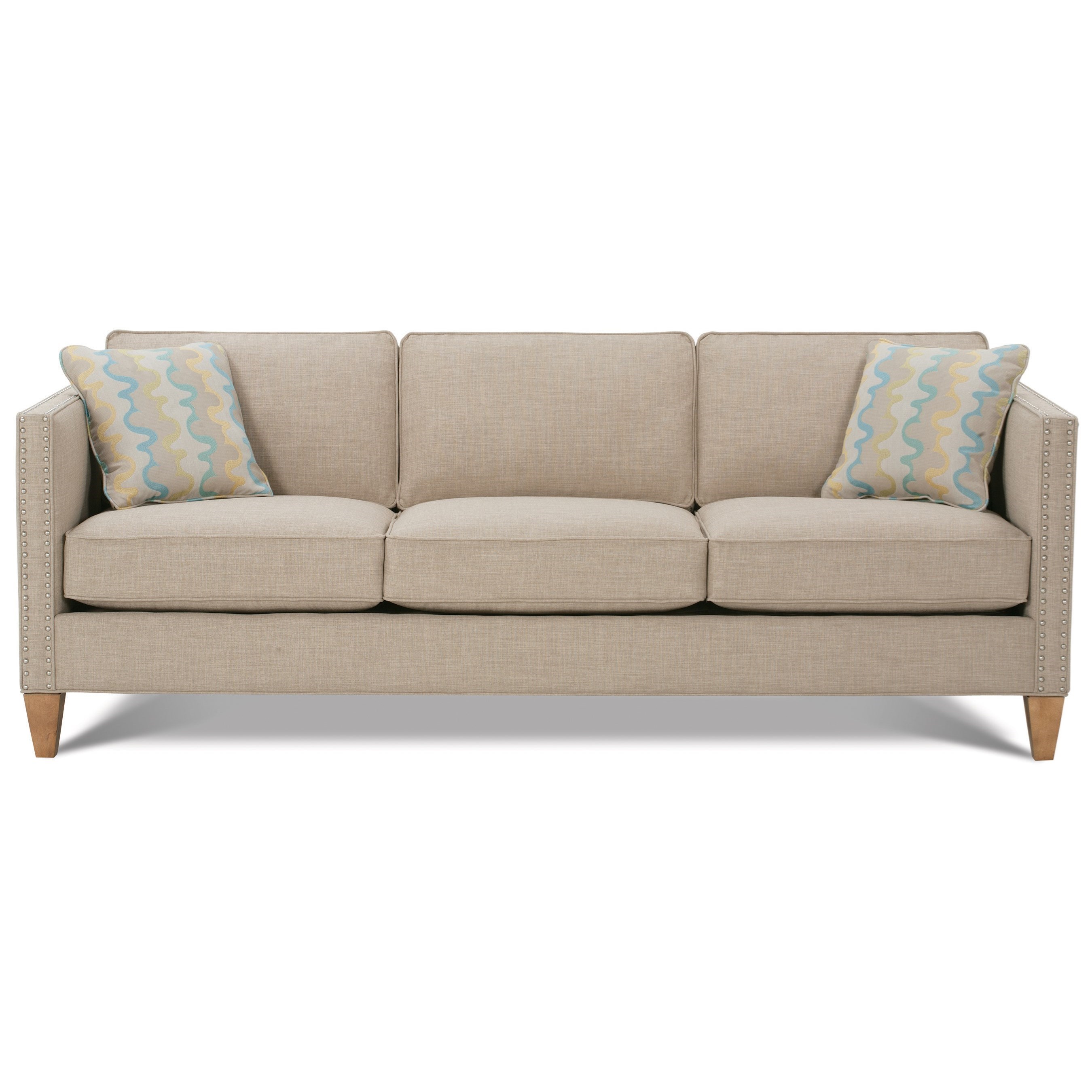 Rowe Mitchell Customizable Stationary Sofa Belfort Furniture Sofas
